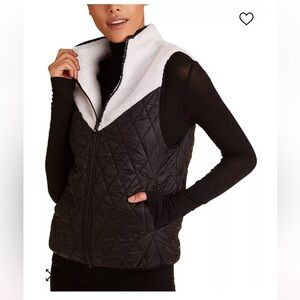 Alala reversible ski vest puffer and fleece NWT